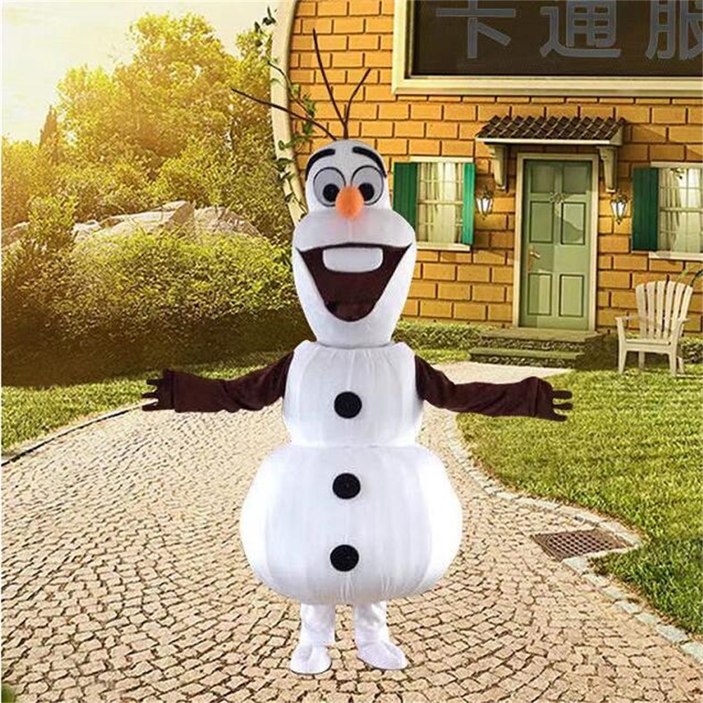 Disney Frozen 2 Olaf-mascarillas de muñeco de nieve para adulto, disfraces de Mascota, gran evento, fiesta, juego de carnaval, mascota