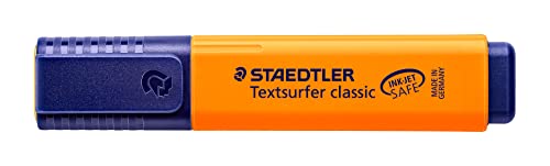 STAEDTLER 364-4 – Pack de 10 Marcadores Fluorescente, Color Naranja