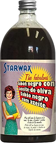 Starwax The Fabulous Jabón Negro 1Litro – Limpiador Multiusos, Desengrasante, Friegasuelos y Quitamanchas