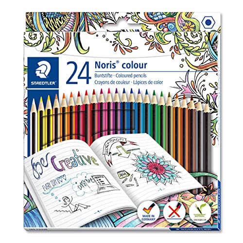 Staedtler Noris Colour – Paquete de 24 lápices de colores