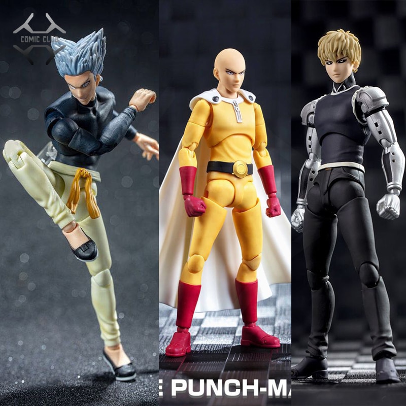 Dasin-figuras de acción de COMIC CLUB, modelo DM, greattoys, gt, One Punch Man, Saitama/Genos/Garou SHF, 1/12 PVC, Anime, Juguetes