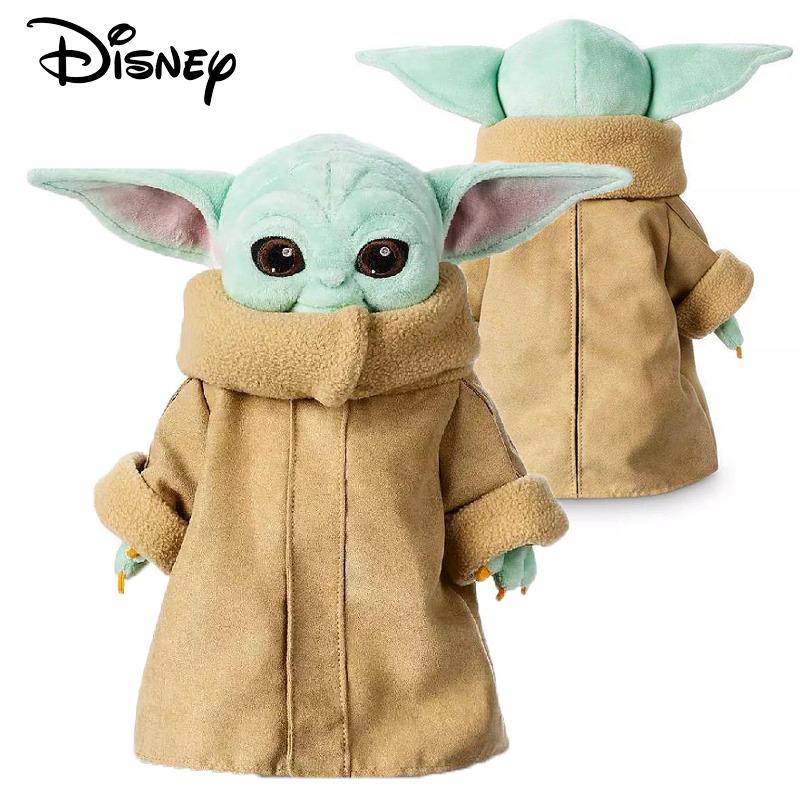 Figuras de acción de Disney de Star Wars Para Niños, muñecos de Peluche de Baby Yoda de 25-30cm, el mandaloriano, Grogu