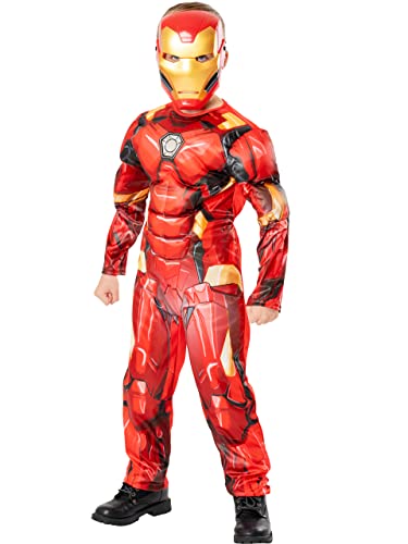 Marvel Disfraz Vestido para Niños Iron Man Rojo 7-8 Años