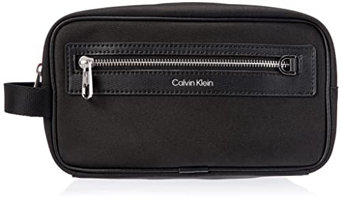 Calvin Klein Urban Pro Washbag, Accesorio de Viaje-Billetera Plegable Triple para Hombre, Schwarz, Talla única