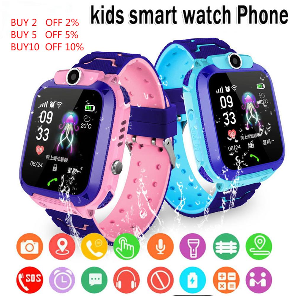 Reloj inteligente Q12 para niños, dispositivo con tarjeta Sim, foto, resistente al agua IP67, regalo para niños para IOS y Android Z5S