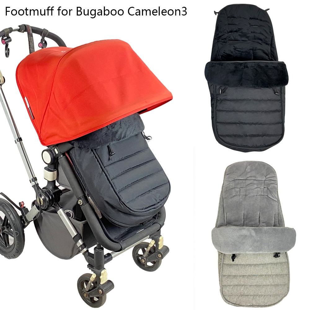Accesorios de cochecito de bebé, saco de dormir cálido a prueba de viento, calcetines para Bugaboo Cameleon3, saco de dormir de invierno