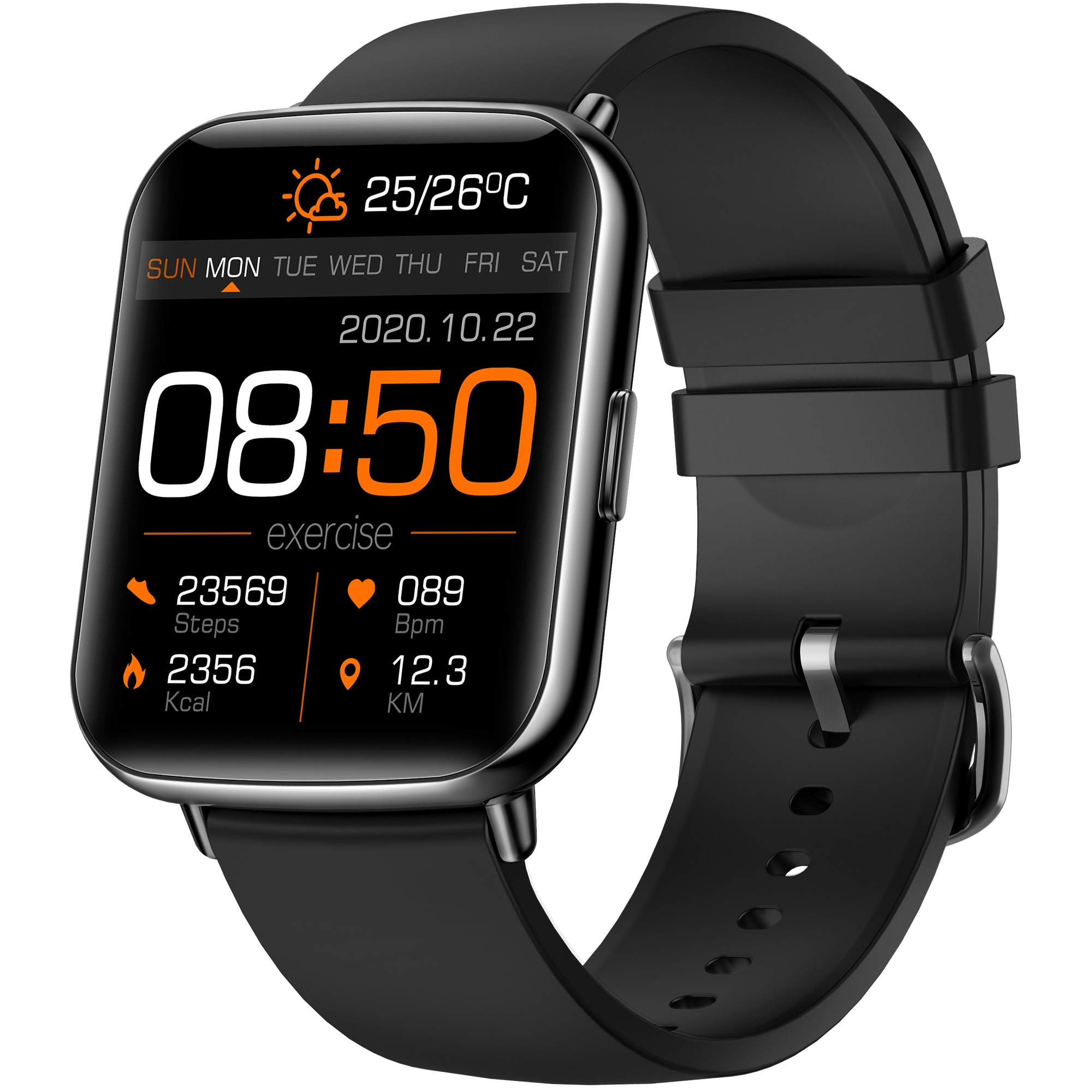 Reloj inteligente para hombre y mujer, pulsera con Monitor de ritmo cardíaco, recordatorio de información de Fitness y deporte, DIY