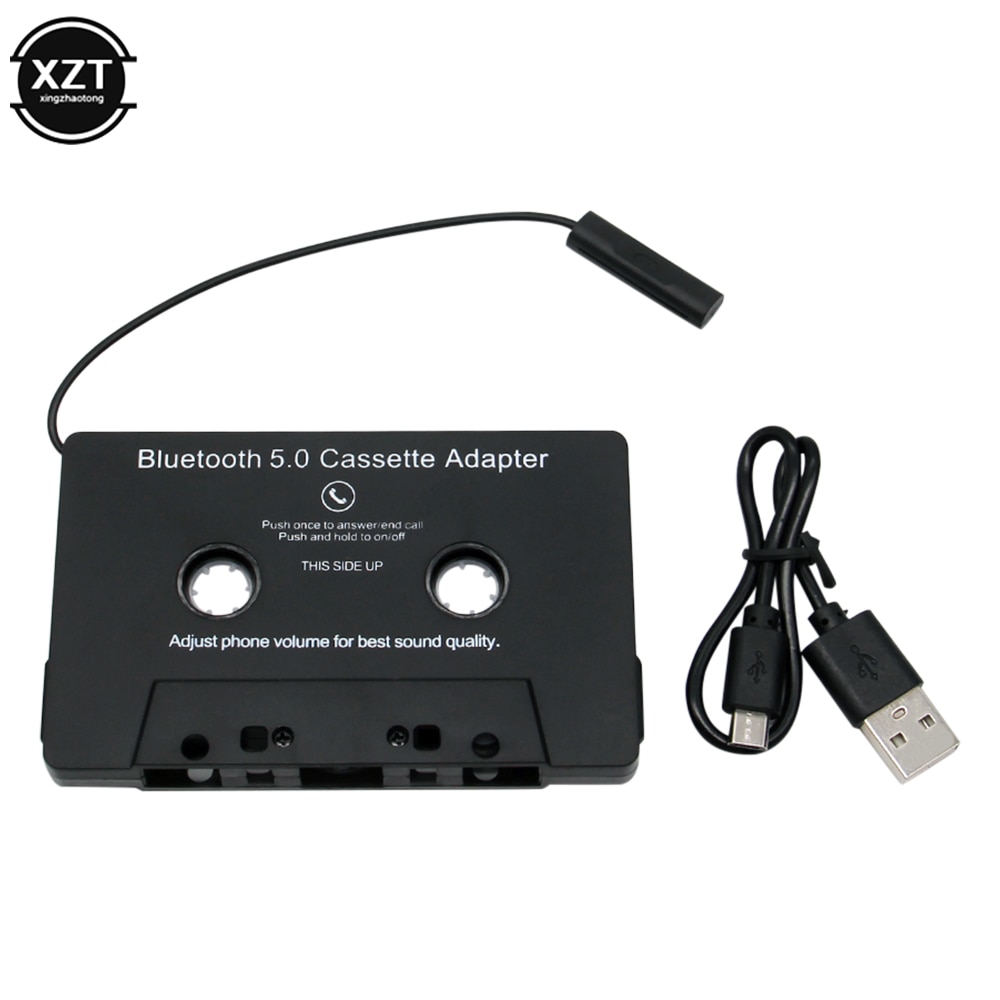 Convertidor de cinta MP3/SBC para coche, casete de Audio estéreo Bluetooth 5,0 para adaptador Aux, adaptador de casete Universal para teléfono inteligente