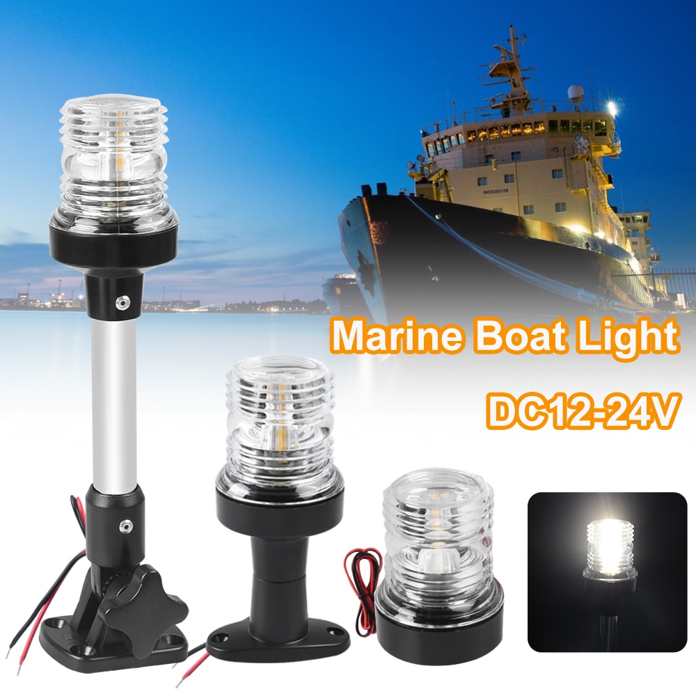 Luz de navegación LED para yate, luz de anclaje de popa, 12-24V, Pactrade, luz de señal de navegación para barco marino