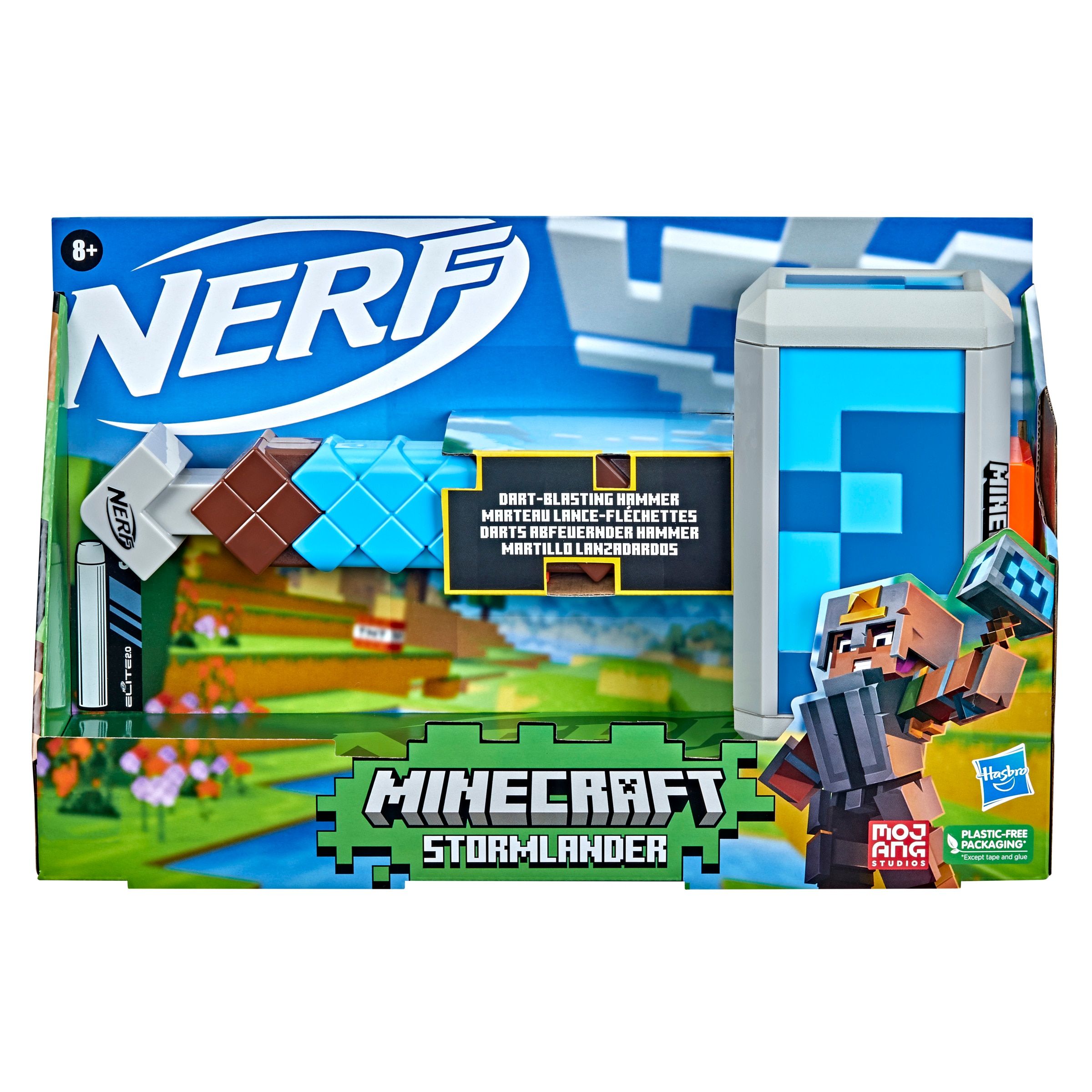 Hasbro Original – Nerf Minecraft Stormlander – Lanza dardos – 8 Años+ Envío Gratis – F4416EU4