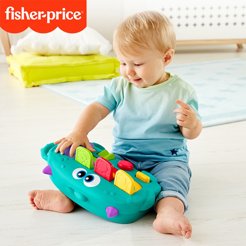 Fisher Price Monster Pop-Up sorpresa coloridas habilidades sensoriales desarrolla bebé aprendizaje educación juguetes Regalo de Cumpleaños GDR76 Original