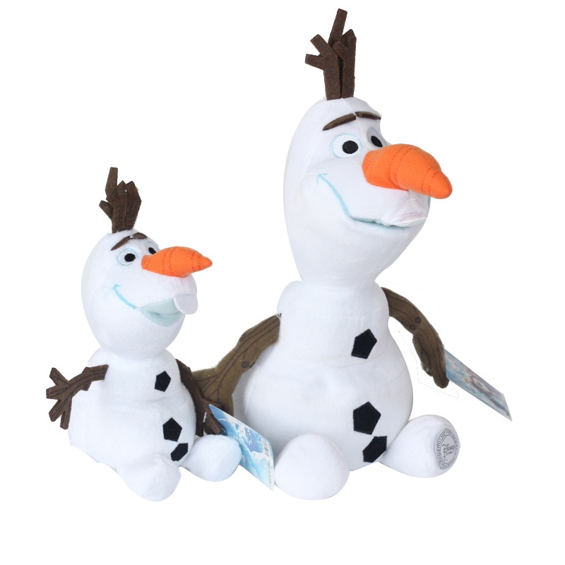 Figuras de Frozen de Disney, muñecos de felpa Kawaii de 30cm y 50cm, muñecos de animales de peluche