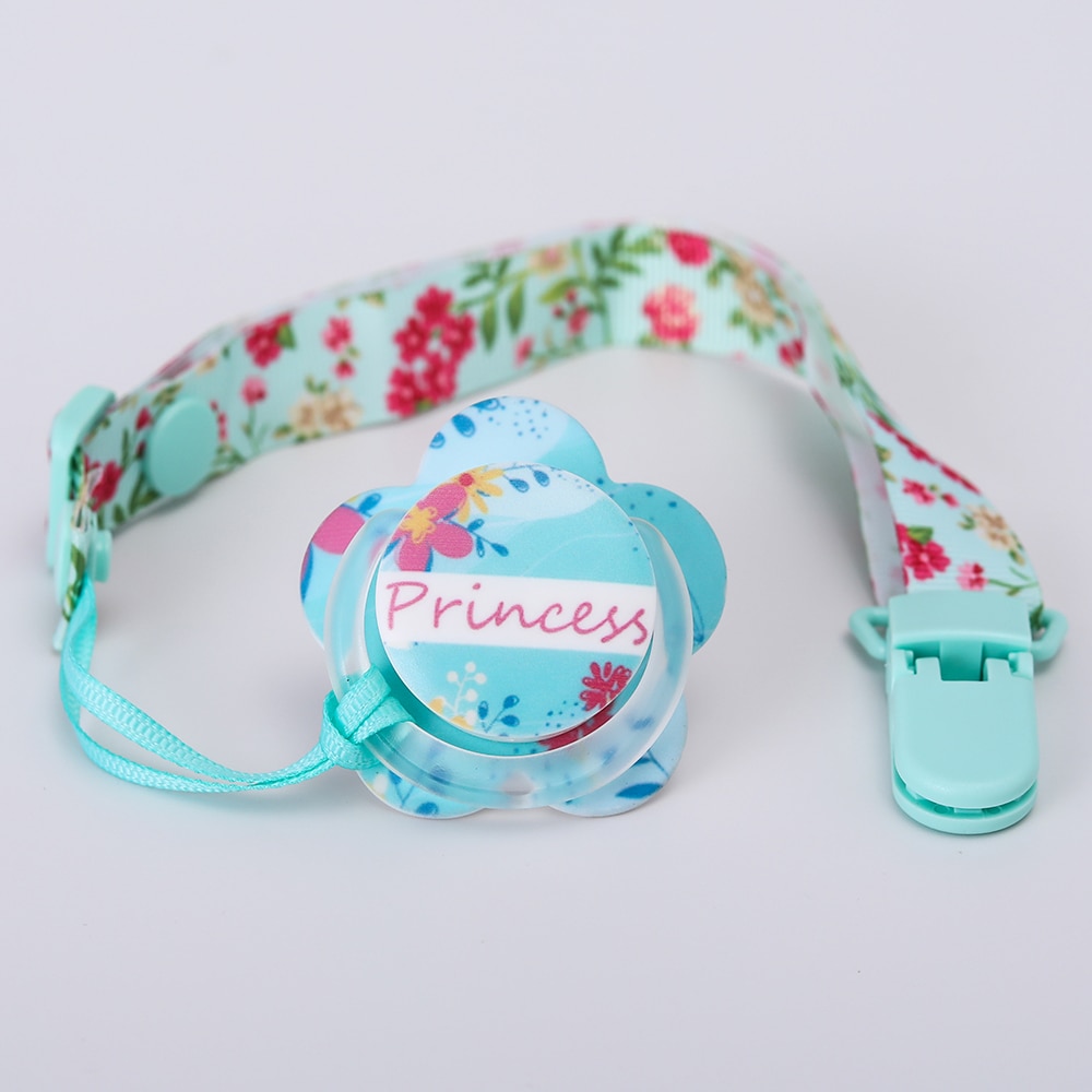 Chupete acrílico de lujo para bebé sin BPA, soporte para chupete con patrón de fruta para regalo de ducha, nuevo diseño