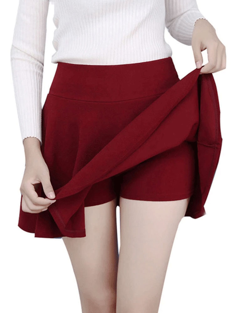Faldas cortas plisadas de cintura alta para Mujer, Faldas cortas de tutú de talla grande, para la escuela, para primavera y otoño