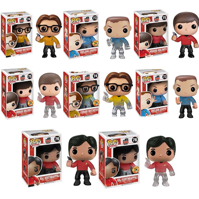 Funko POP-figuras de acción de The Big Bang Theory Sheldon Cooper 73, regalos para niños