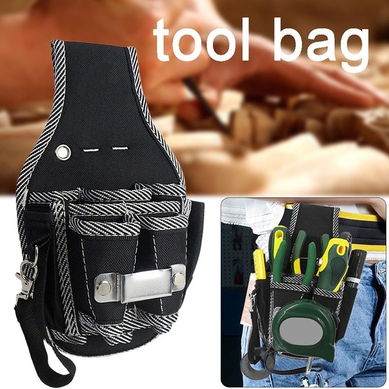 Correa de nailon 9 en 1 para herramientas, destornillador, Kit de utilidad, bolsa de bolsillo, bolsillo para cintura de electricista, bolsa de 공가방