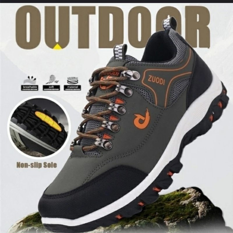 Zapatillas de deporte impermeables para Hombre, Zapatos informales de combate para el desierto, malla de aire, costura, con cordones, para senderismo