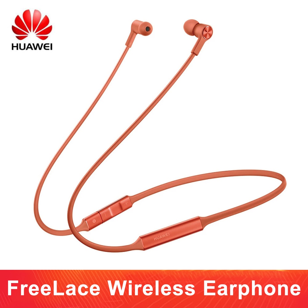 Huawei-auriculares inalámbricos FreeLace, audífonos originales con Bluetooth, deportivos, resistentes al agua, con memoria de Metal y silicona