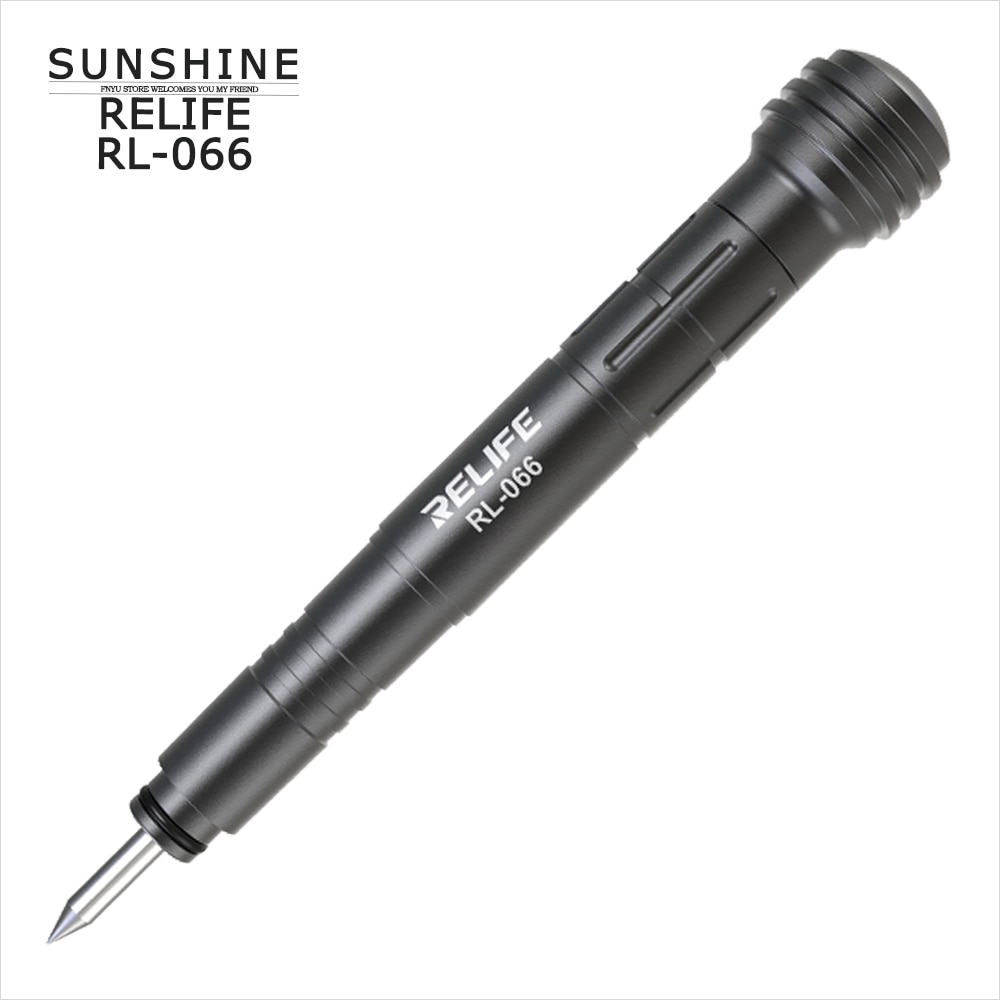 Bolígrafo de diamante de Punto Fijo, cristal de rotura, RELIFE RL-066, resistencia ajustable, rotura bajo presión, para iPhone 8 a 11, 12 Pro Max, trasero